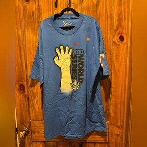 Nike Blue 2010 MLB Baseball World Series Texas Rangers Graphic Tee